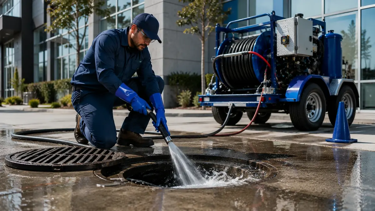 Commercial Hydro Jet Drain Cleaning in Hesperia
