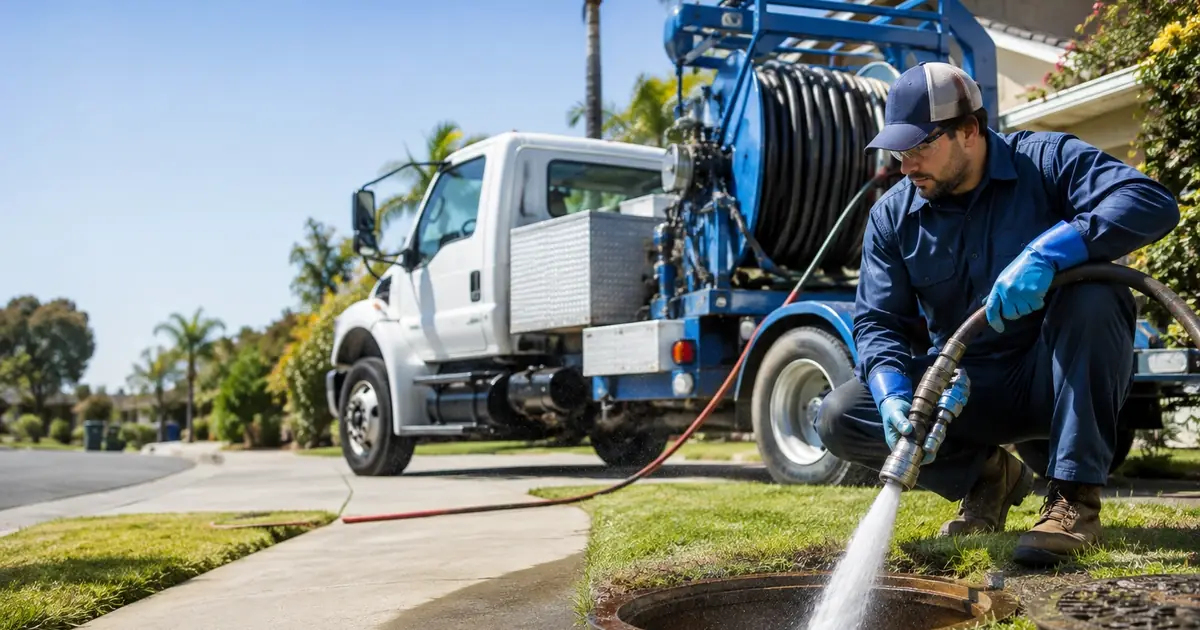 Hydro jet sewer cleaning Hesperia