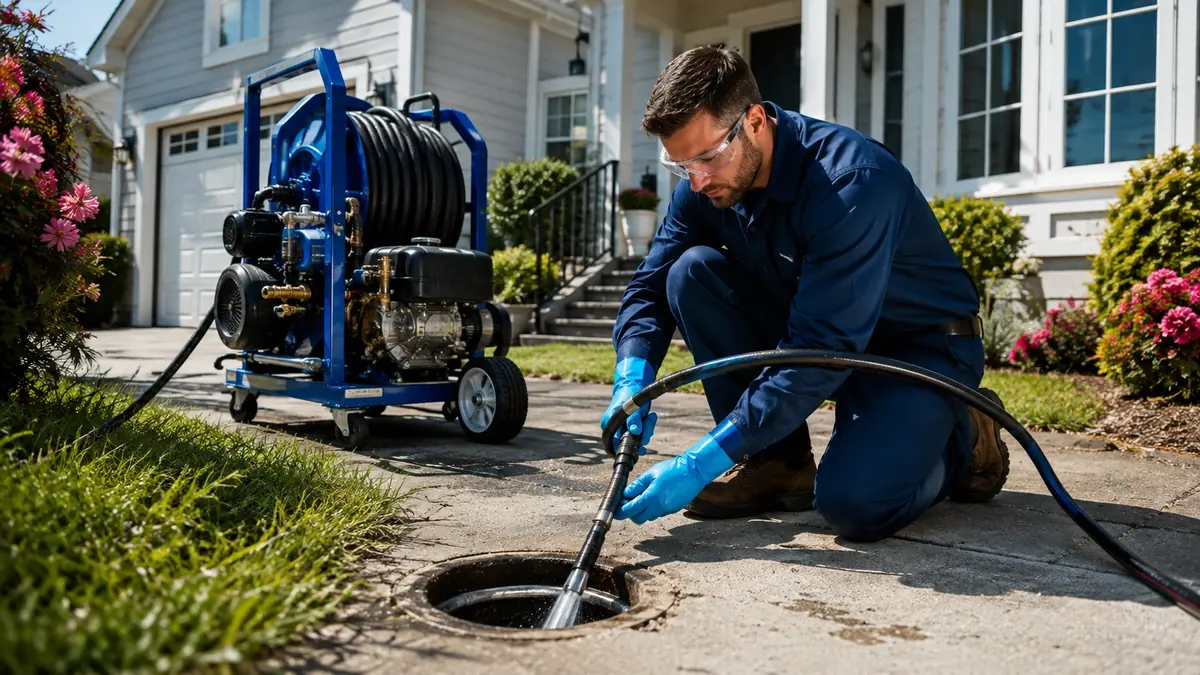 Residential Hydro Jet Drain Cleaning in Hesperia