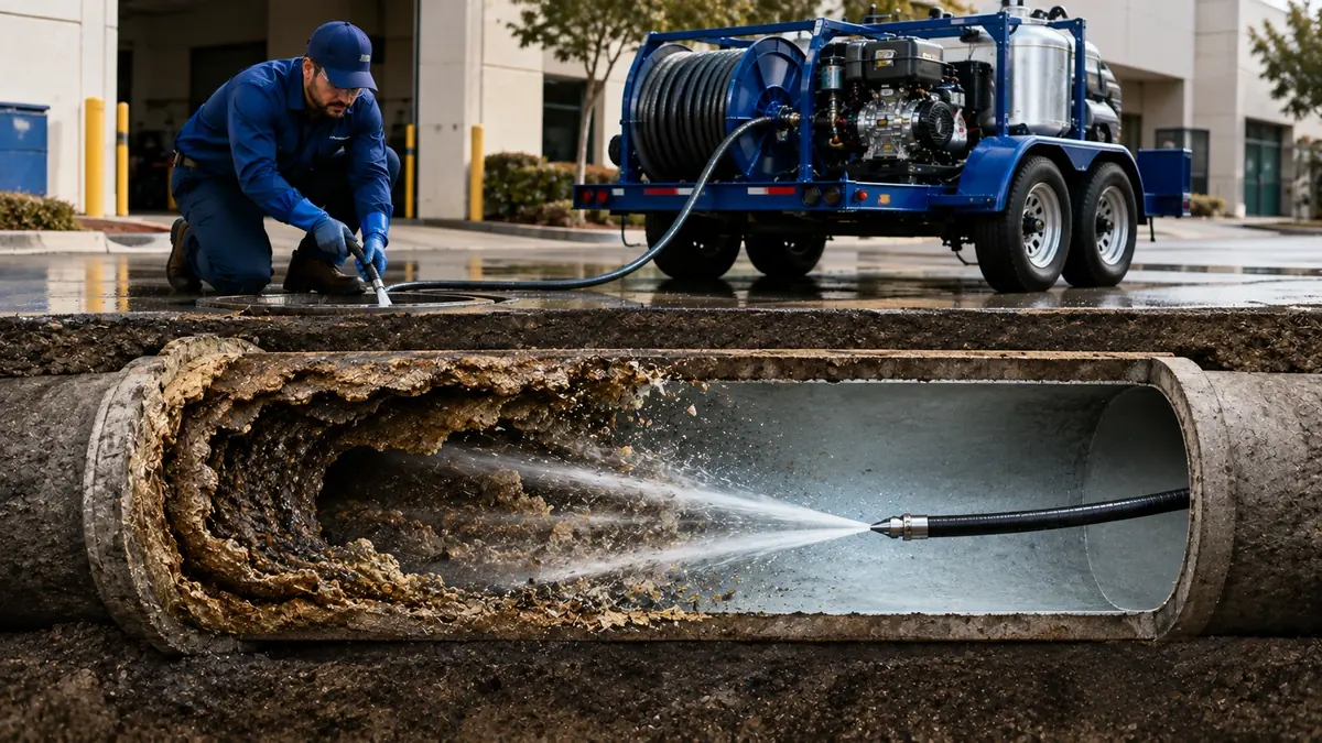 Sewer Pipe Descaling in Hesperia